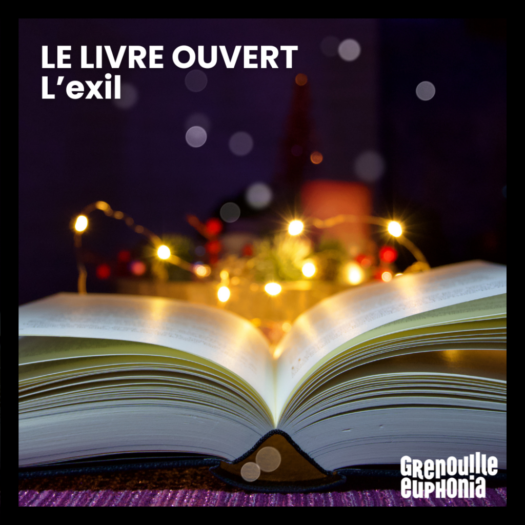 livre ouvert exil