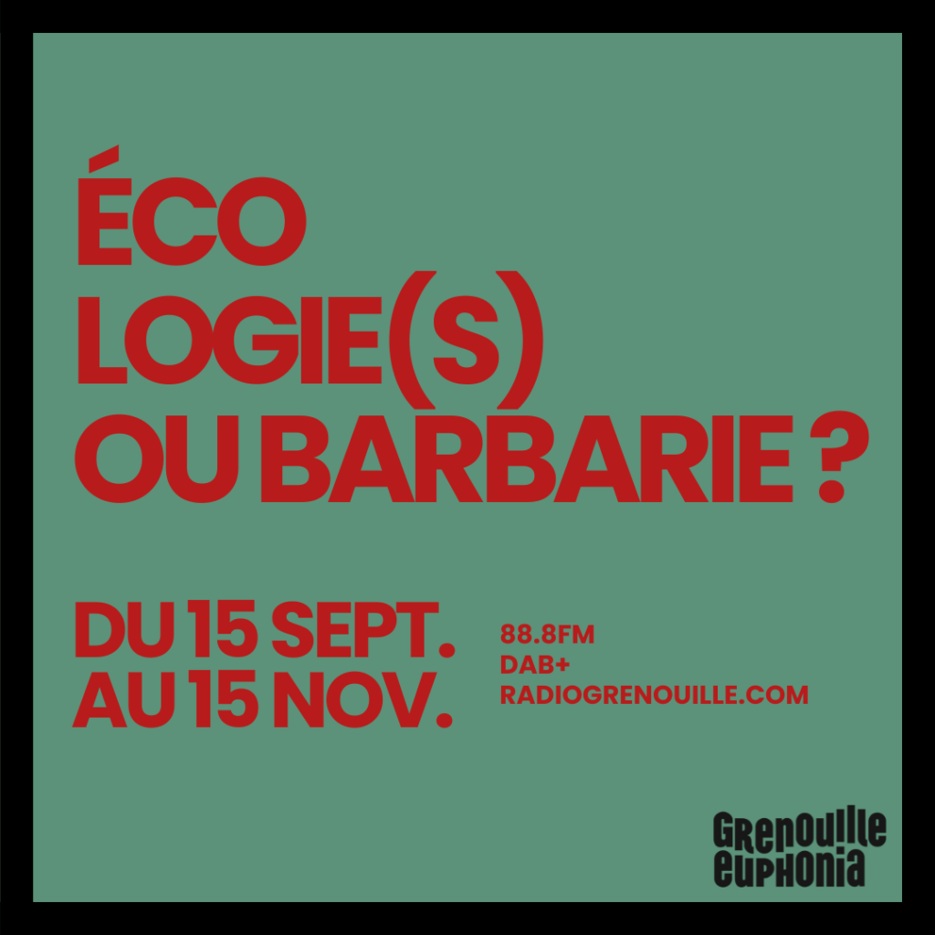 ||||||||écologies ou barbarie||||